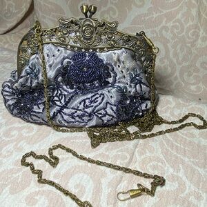 Vintage inspired Beaded Evening Bag